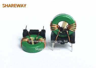 Wide permeability range common mode toroidal core inductor